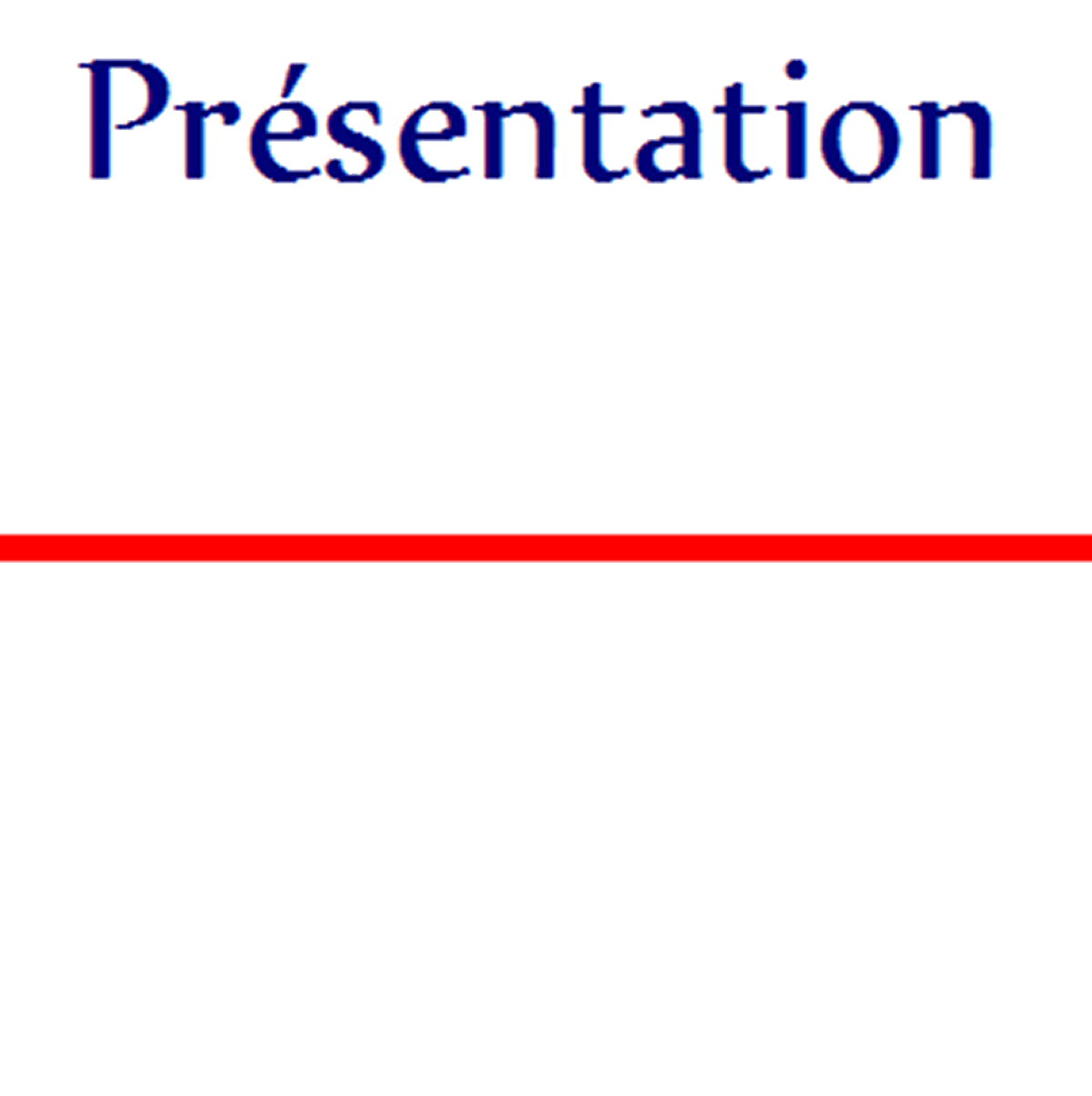 présentation