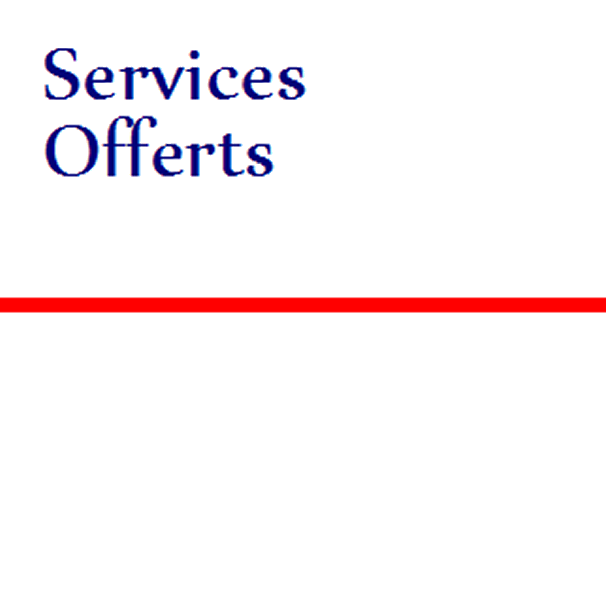 services